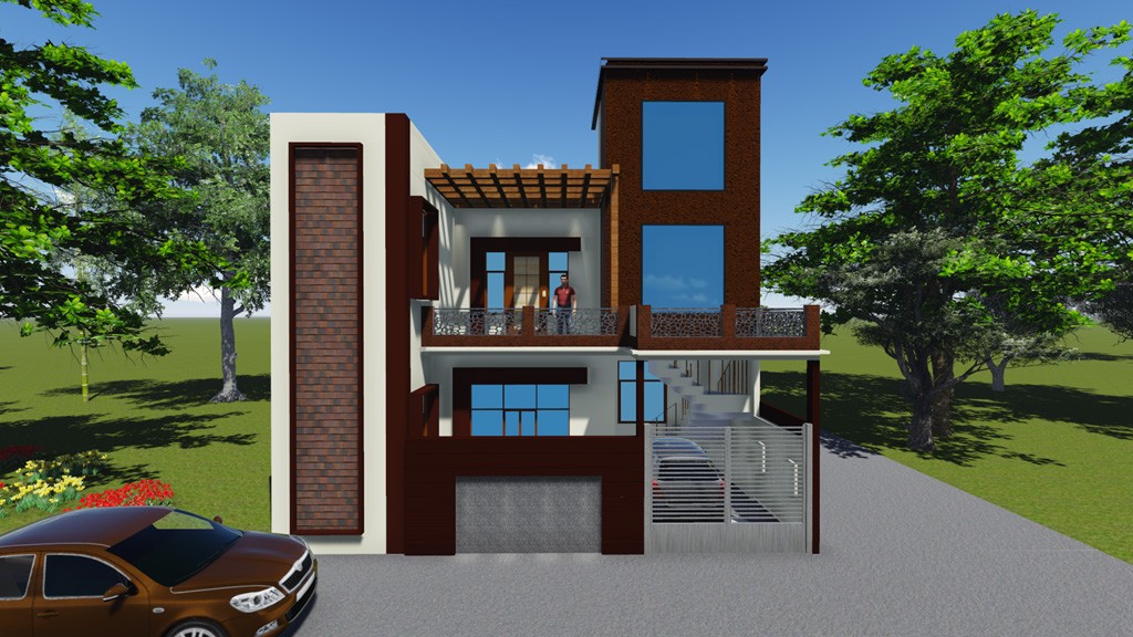 Proposed residence  design for kumar porperties at vrindavan,lucknow copy