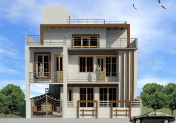 Proposed Residence design for Mr. Ram Villas At south City, Lucknow