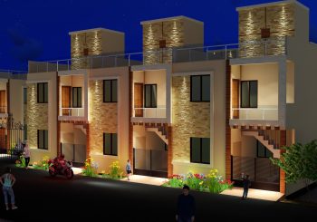 Proposed row houses for Kirshna Residency at Scooter India, Lucknow Developer- Krishna Construction